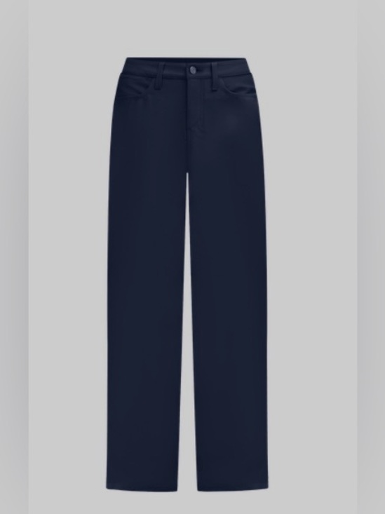 Lululemon Pants - Women's Lululemon Navy EasyFive LR Classic Wide Leg Pants Size 32